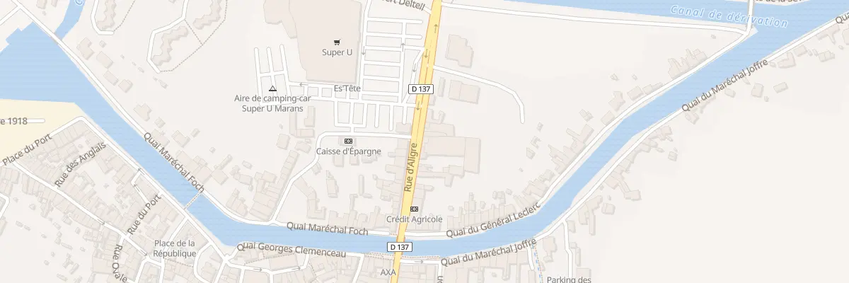 Plan du 12 Rue d’Aligre à Marans
