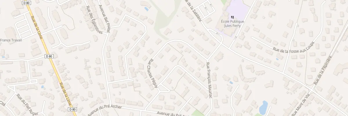 Plan du 8 Rue Paul Claudel à Beaupréau-en-Mauges