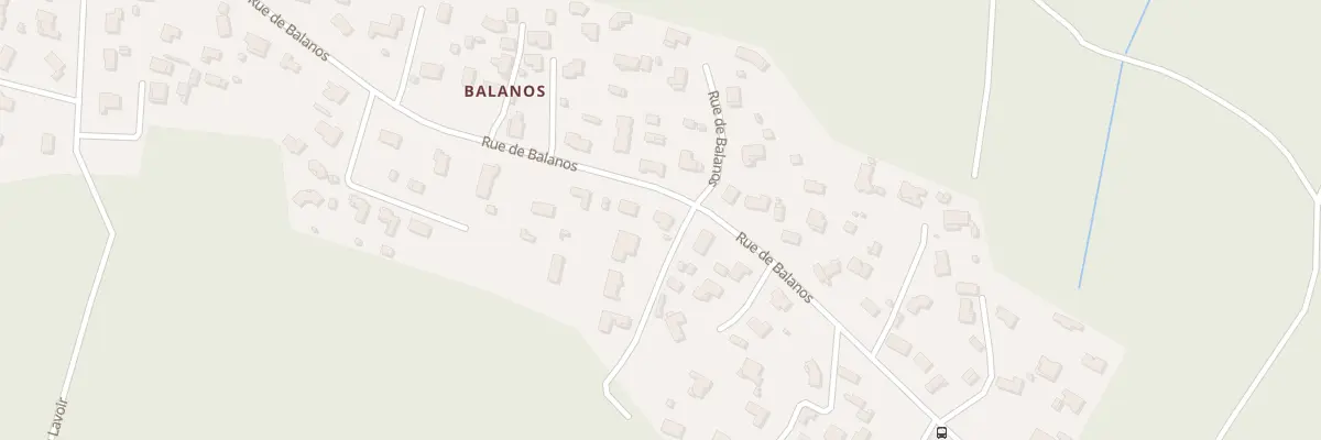 Plan du 64 Rue de Balanos au Teich
