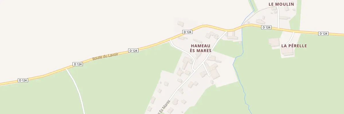 Plan du 5063 Hameau Es Mares à Canchy