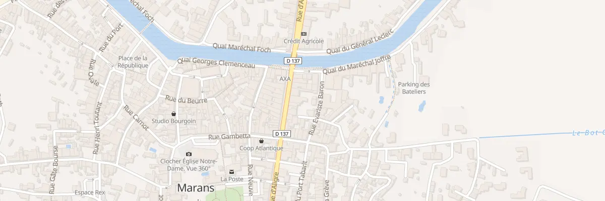 Plan du 38 Rue d’Aligre à Marans