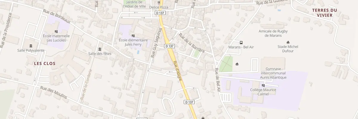Plan du 100A Rue d’Aligre à Marans