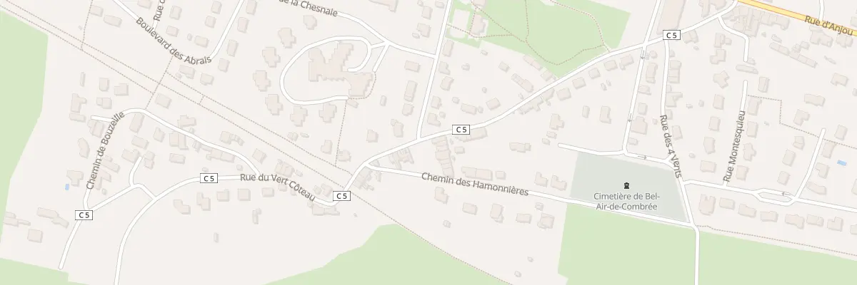 Plan du 30B Rue du Vert Coteau à Ombrée d’Anjou