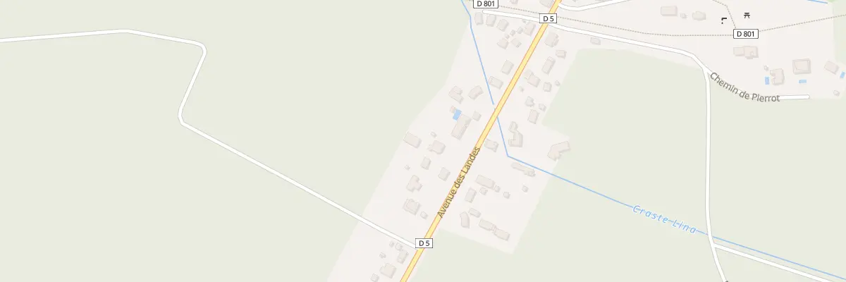 Plan du 24B Av des Landes à Saumos