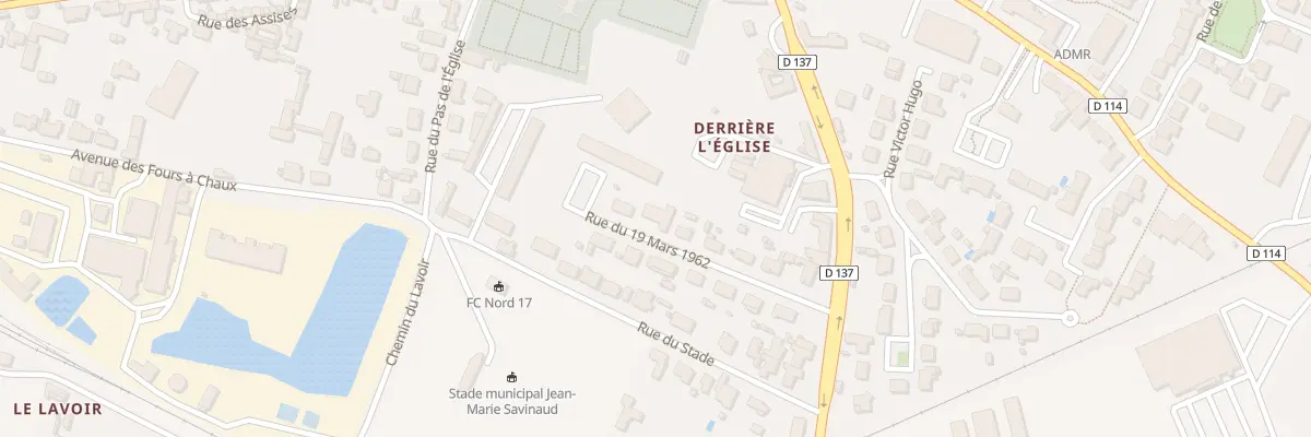 Plan du 9 Rue du 19 Mars 1962 à Marans
