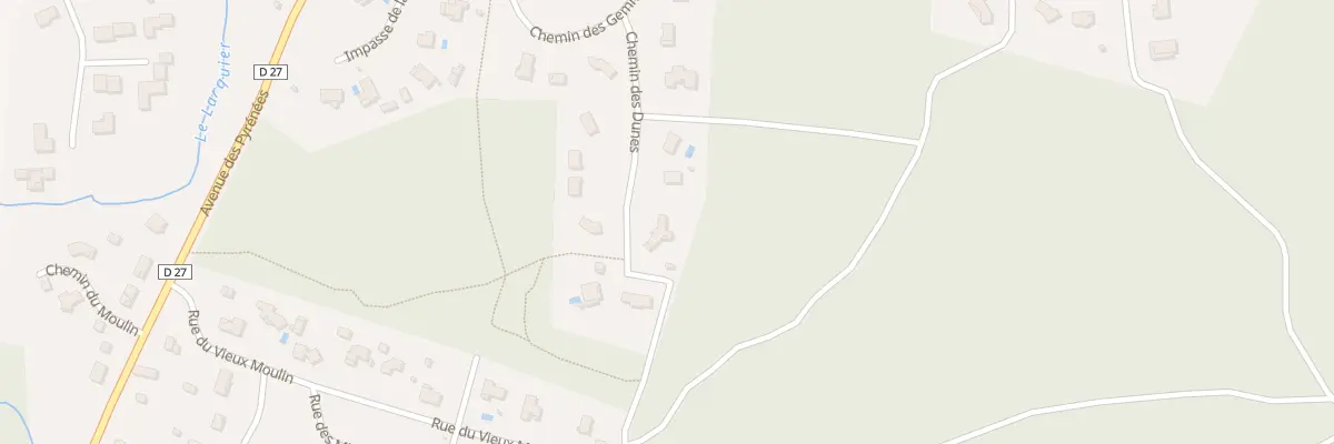 Plan du 147 Che des Dunes à Rion-des-Landes