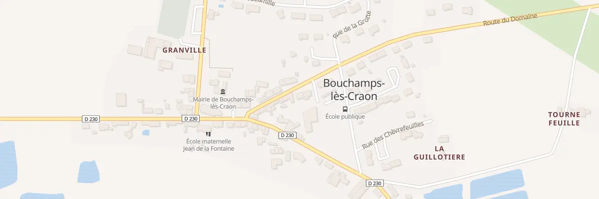 Plan du 18 Rue Flandre Dunkerque à Bouchamps-lès-Craon
