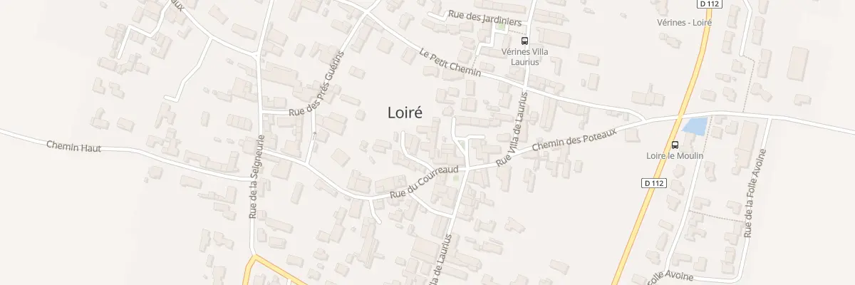 Plan du 6 Rue du Courreaud à Vérines
