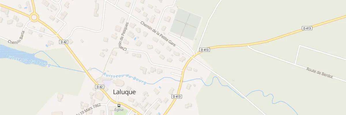 Plan du 56 Che de Pesques à Laluque