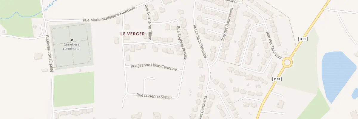 Plan du 15 Rue Eugénie Poilane à Sèvremoine