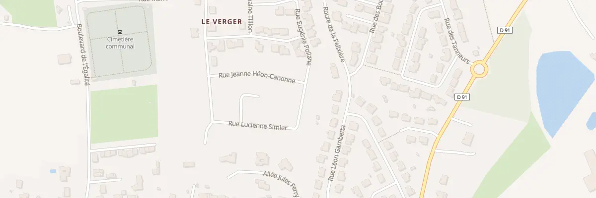 Plan du 21 Rue Eugénie Poilane à Sèvremoine