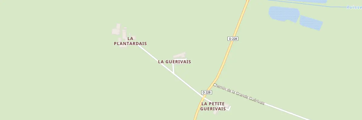 Plan du 104 Che de la Plantardais à Bouchamps-lès-Craon
