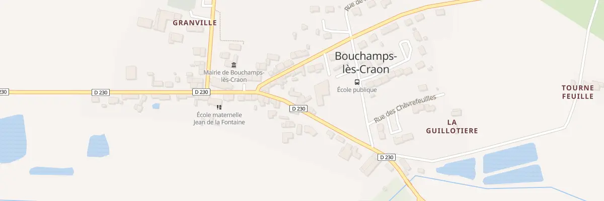 Plan du 3 Rte de la Boissière à Bouchamps-lès-Craon