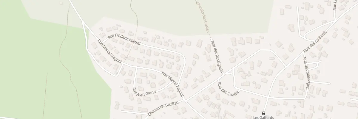 Plan du 3 Rue Frederic Mistral à Biganos