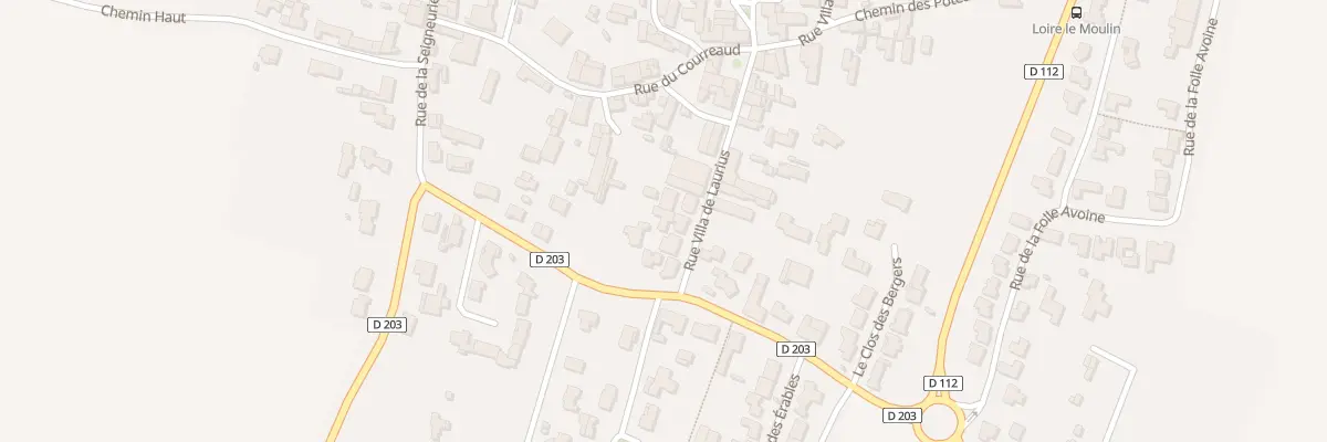 Plan du 1T Rue Villa Laurius à Vérines