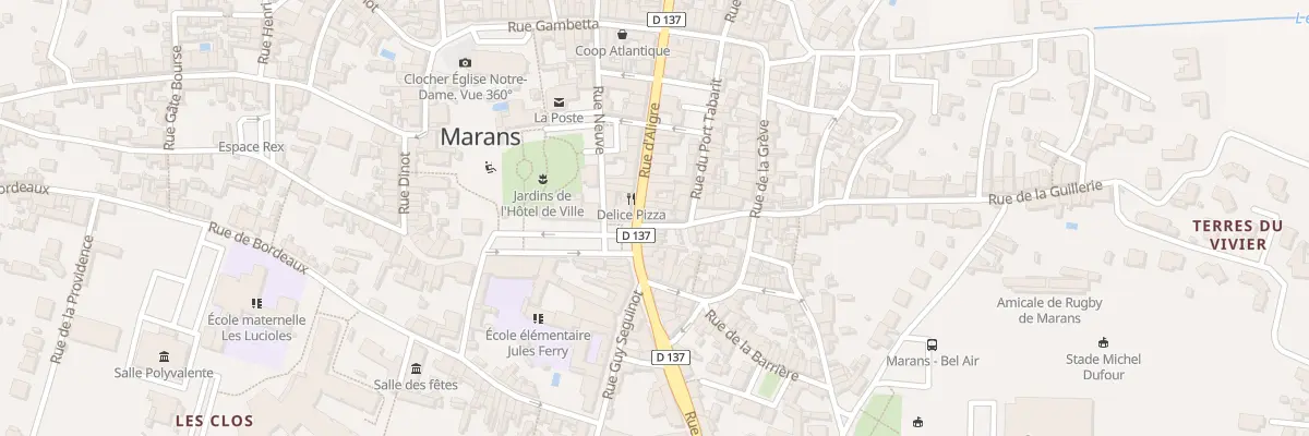 Plan du 78 Rue d’Aligre à Marans