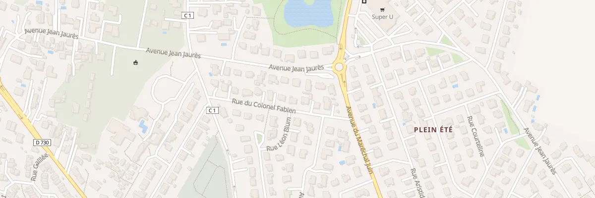 Plan du 15 Rue Col Fabien à Saint-Georges-de-Didonne