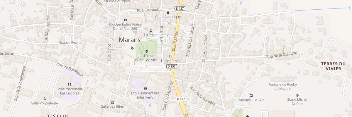 Plan du 74T Rue d’Aligre à Marans