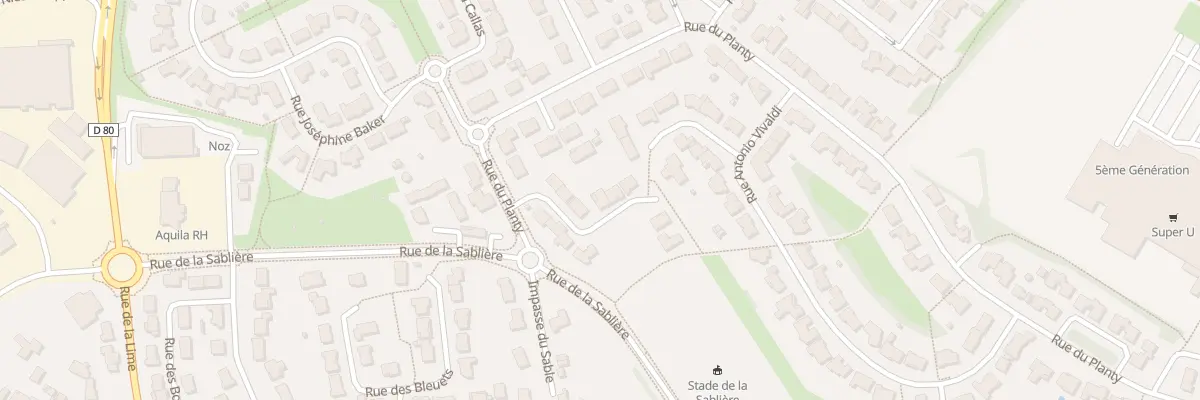 Plan du 10 Rue de Beauvois à Beaupréau-en-Mauges