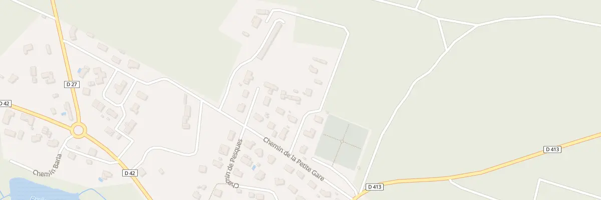 Plan du 414 Rte de Chapéou à Laluque