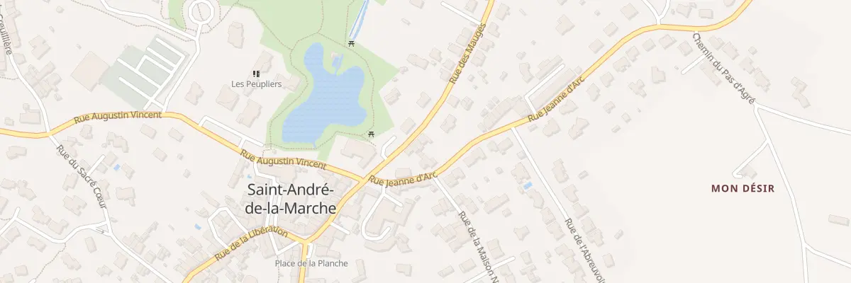 Plan du 10 Rue des Mauges (Andre Marche) à Sèvremoine