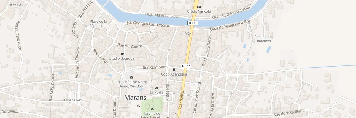 Plan du 45 Rue d’Aligre à Marans