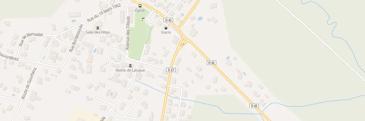 Plan du 51 Rue de la Violette à Laluque