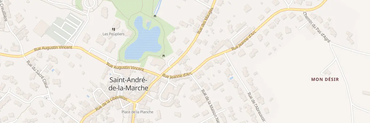 Plan du 8 Rue des Mauges (Andre Marche) à Sèvremoine