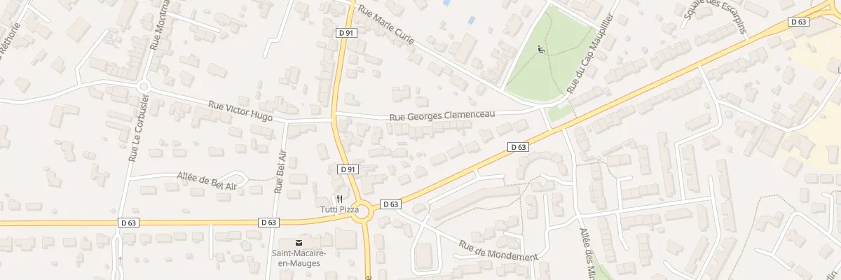 Plan du 14 Rue Georges Clemenceau (Macair à Sèvremoine