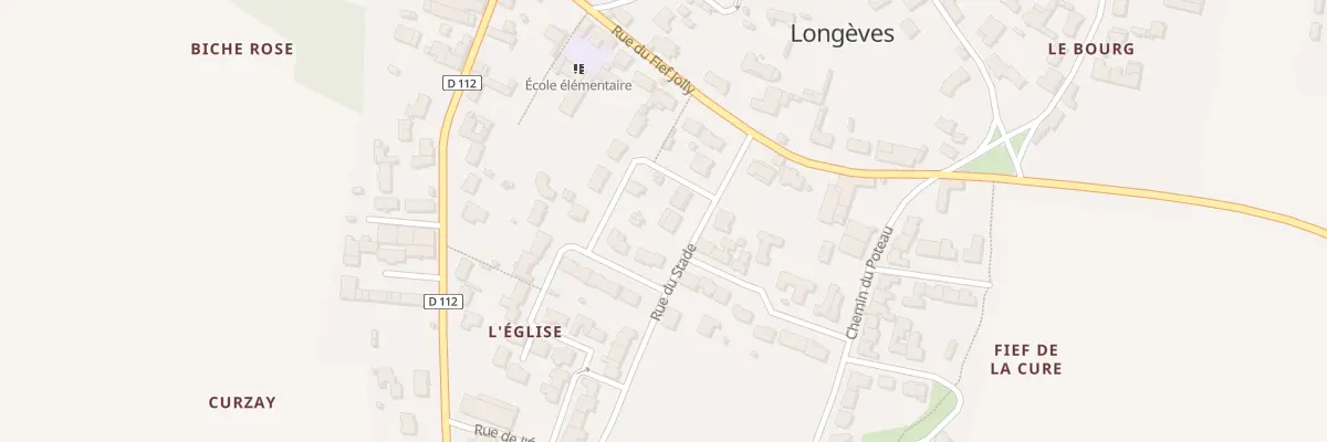Plan du 6 Rue du Stade à Longèves