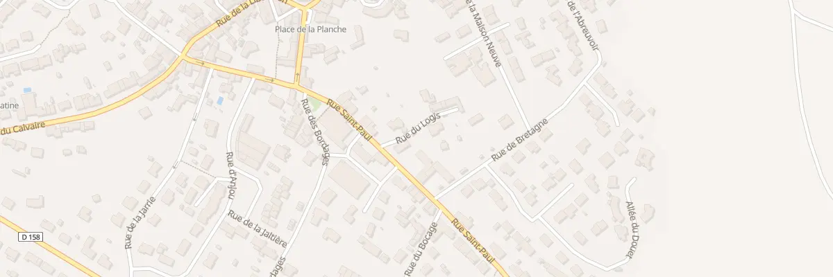Plan du 23 Rue Saint Paul (St Andre à Sèvremoine