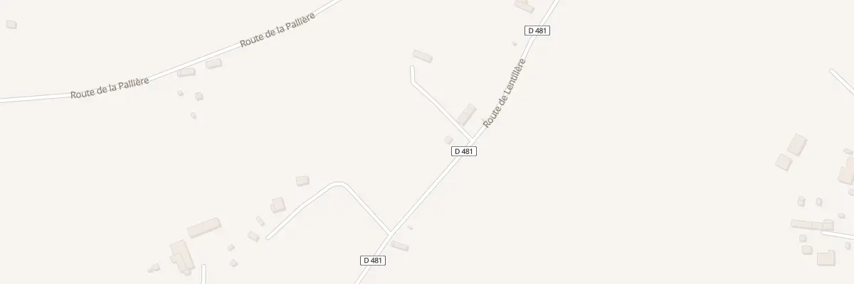 Plan du 20 Rte de Lentillere - Romagny à Romagny Fontenay