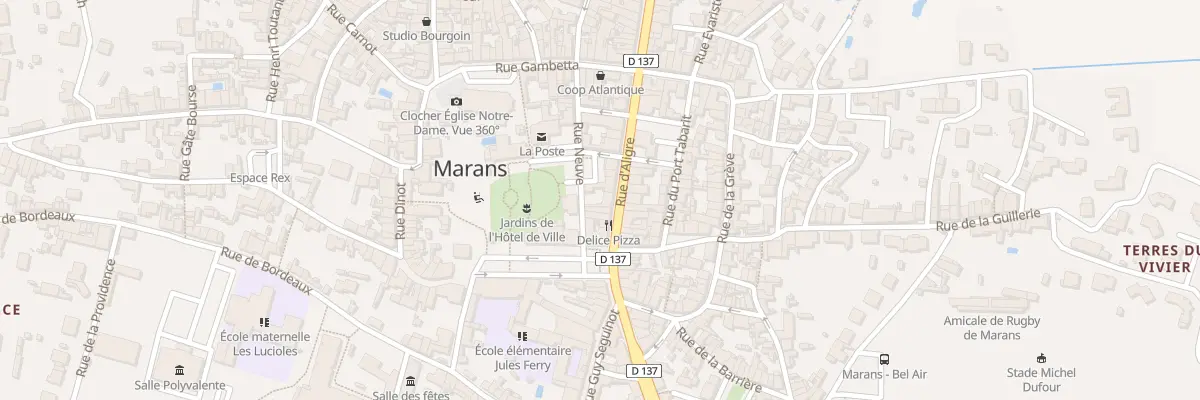 Plan du 63B Rue d’Aligre à Marans