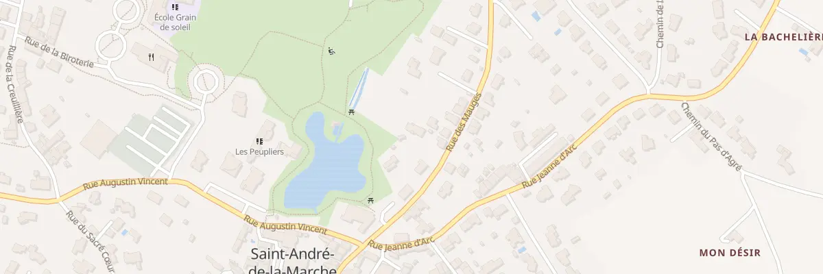 Plan du 5655 Rue des Mauges (Andre Marche) à Sèvremoine
