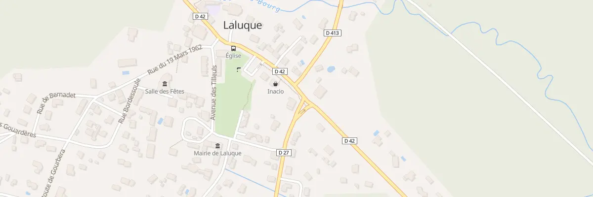 Plan du 16 Rue de la Violette à Laluque
