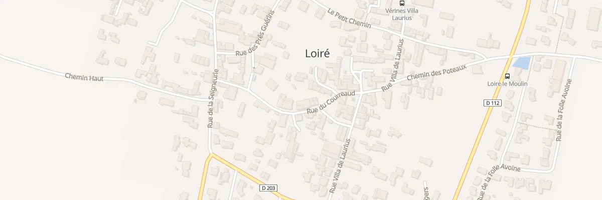 Plan du 14 Rue du Courreaud à Vérines