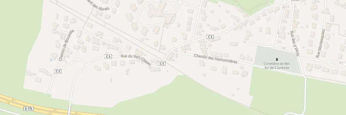 Plan du 38 Rue du Vert Coteau à Ombrée d’Anjou