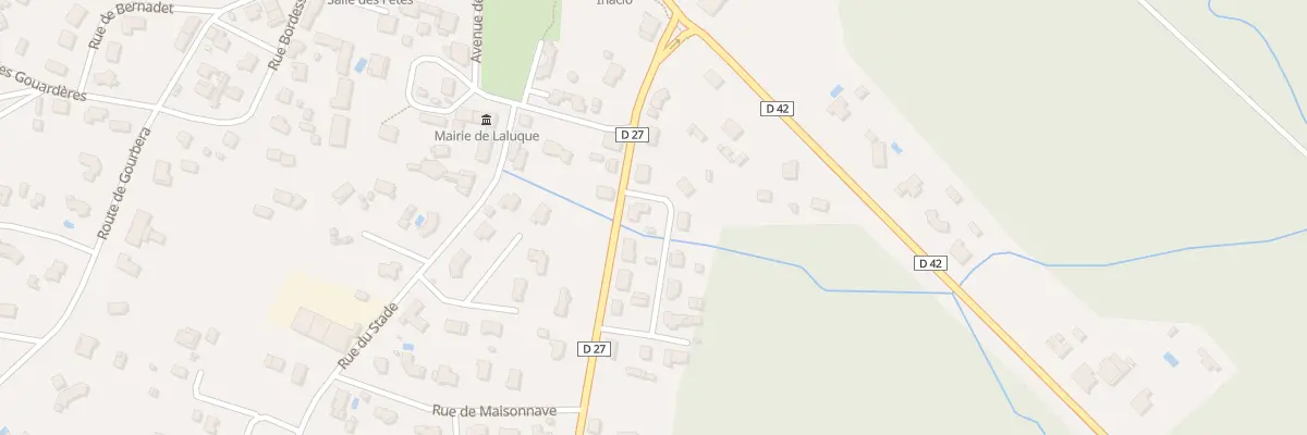 Plan du 2 Rue de la Palombière à Laluque
