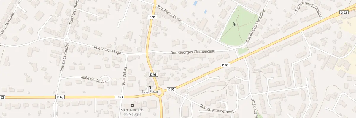 Plan du 10 Rue Georges Clemenceau (Macair à Sèvremoine