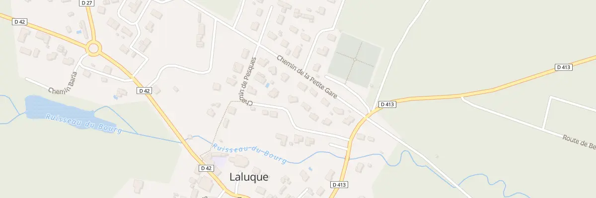 Plan du 142 Che de Pesques à Laluque