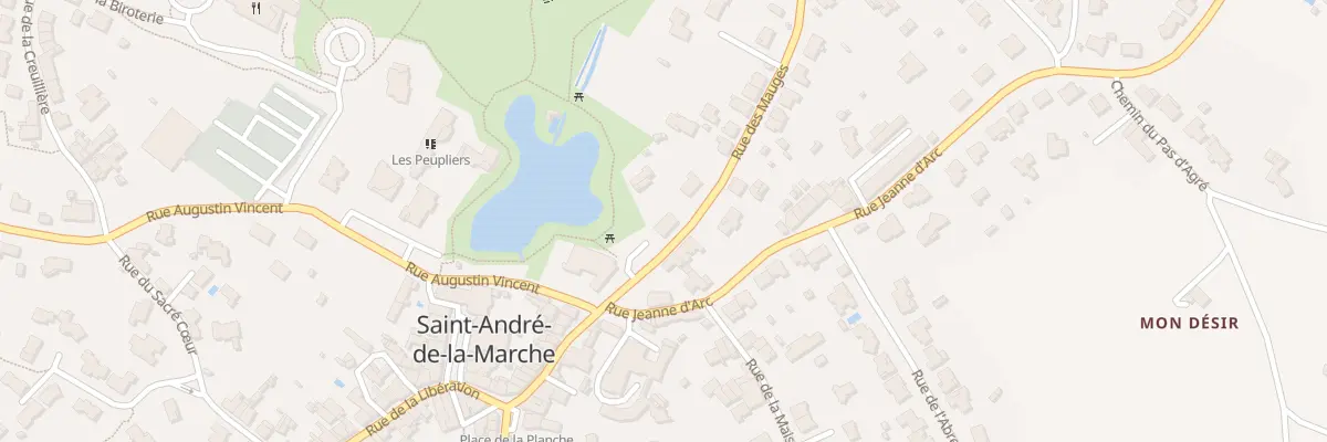 Plan du 7 Rue des Mauges (Andre Marche) à Sèvremoine