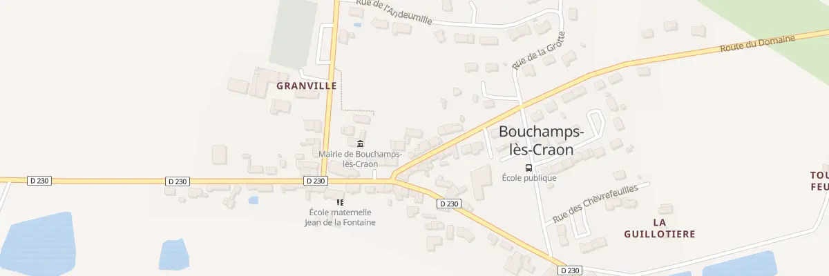 Plan du 1 Rue Flandre Dunkerque à Bouchamps-lès-Craon