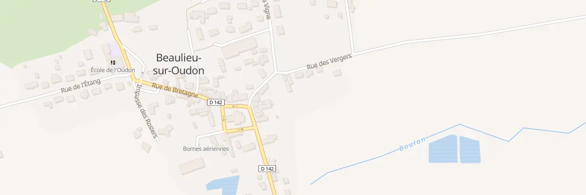 Plan du 6 Rue des Vergers à Beaulieu-sur-Oudon