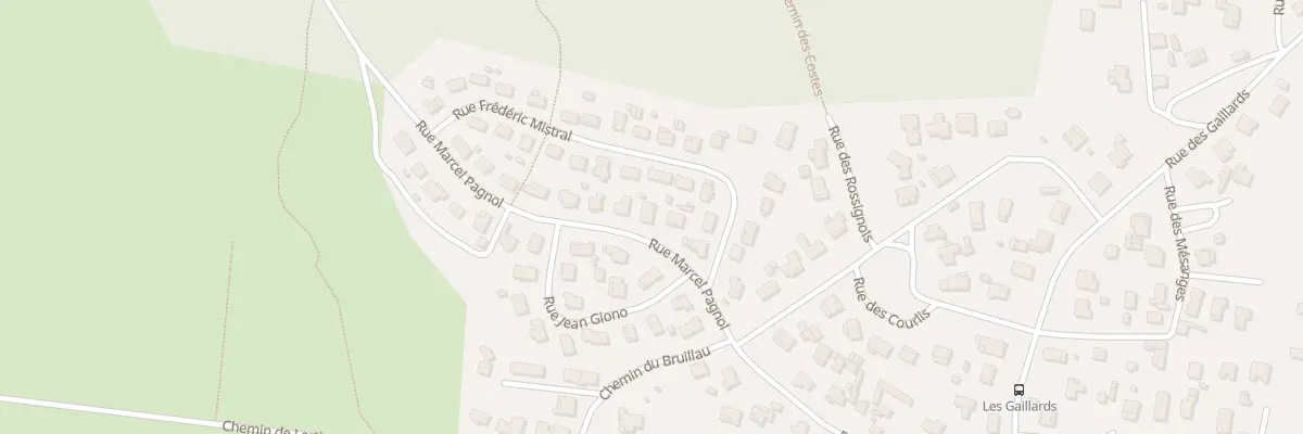 Plan du 6 Rue Marcel Pagnol à Biganos