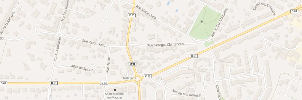 Plan du 8 Rue Georges Clemenceau (Macair à Sèvremoine