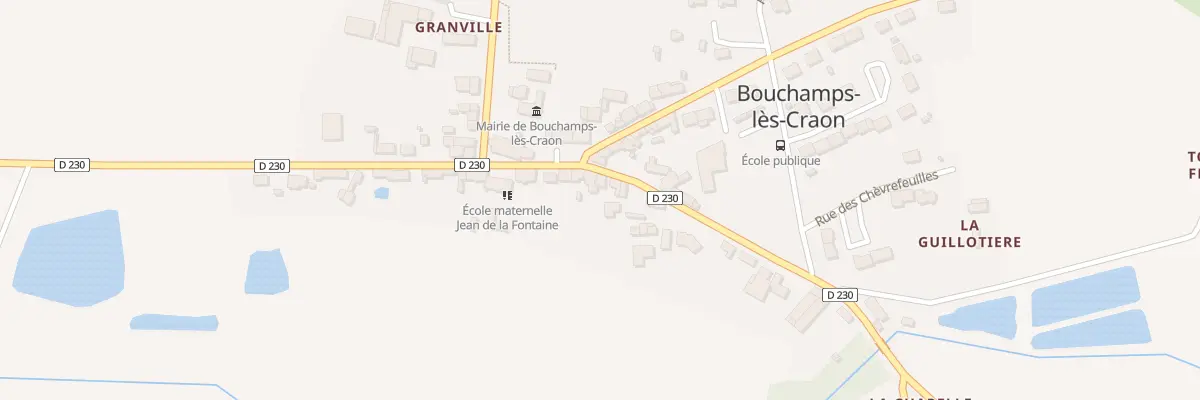 Plan du 2 Rue de la Boissière à Bouchamps-lès-Craon