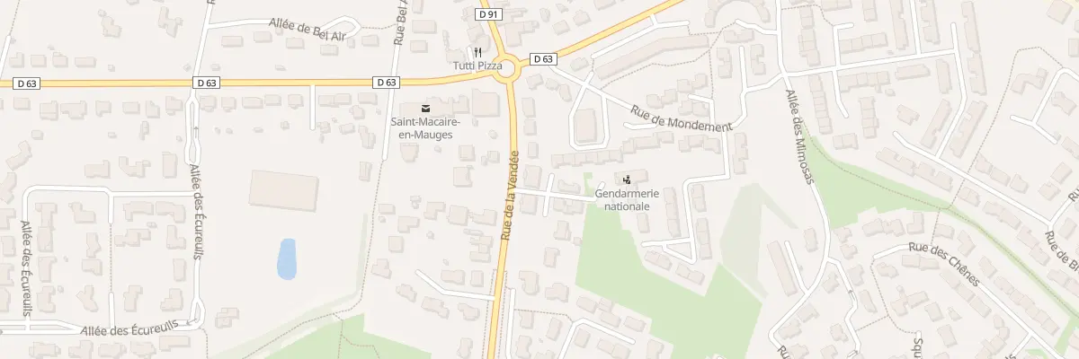 Plan du 75 Rue de la Vendee (St Macaire à Sèvremoine