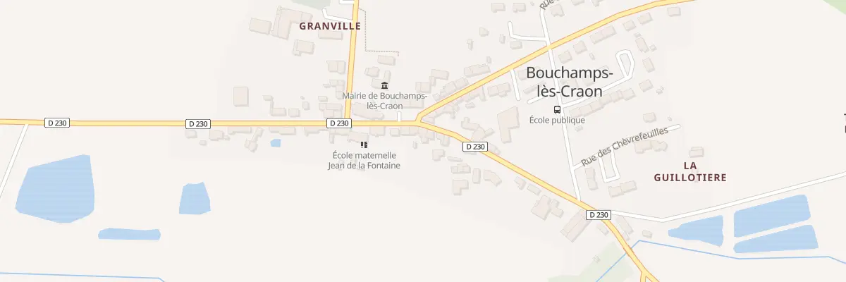Plan du 8 Pl de Challonges à Bouchamps-lès-Craon