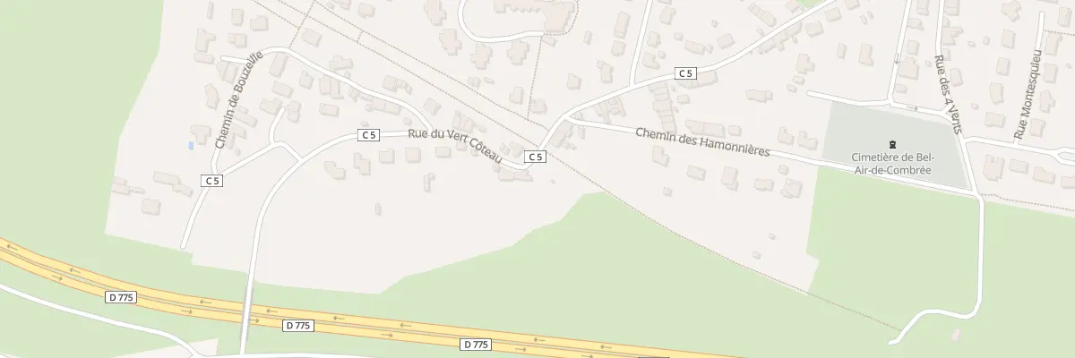 Plan du 42 Rue du Vert Coteau à Ombrée d’Anjou