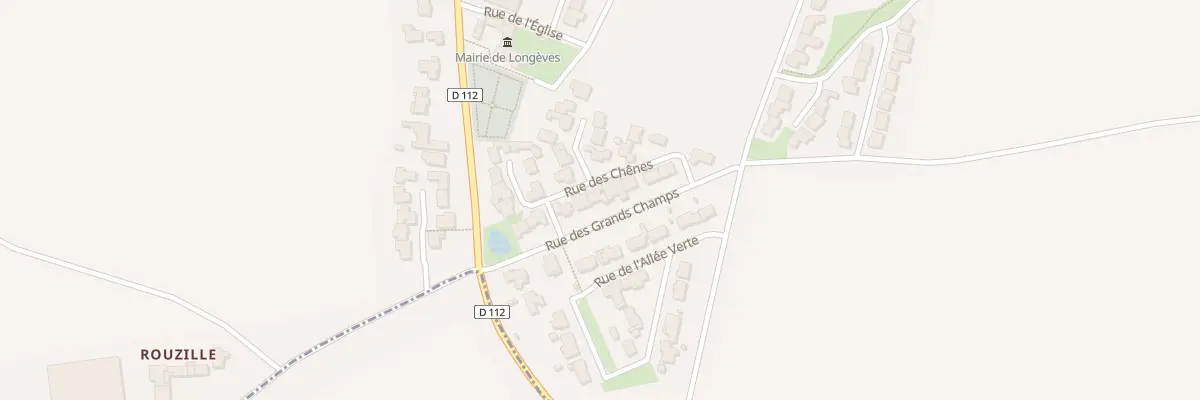 Plan du 6 Rue des Chênes à Longèves